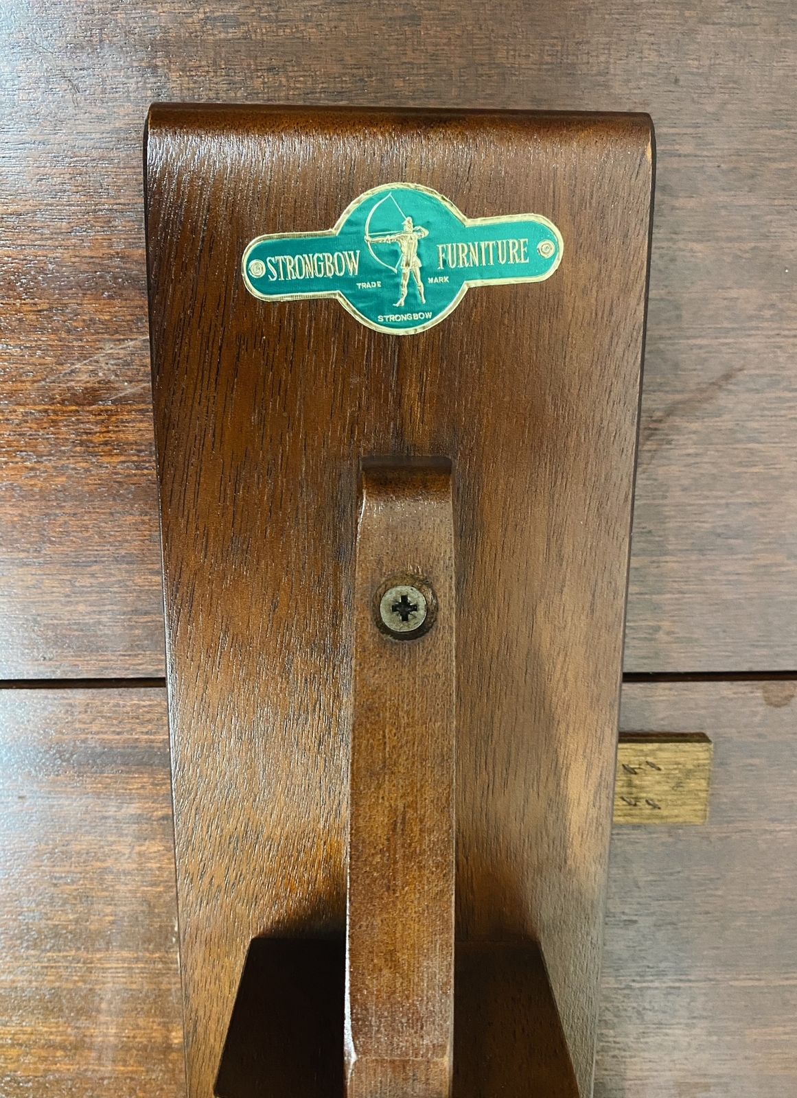 Vintage Strongbow Mahogany Pedestal Side Table. photo for sale