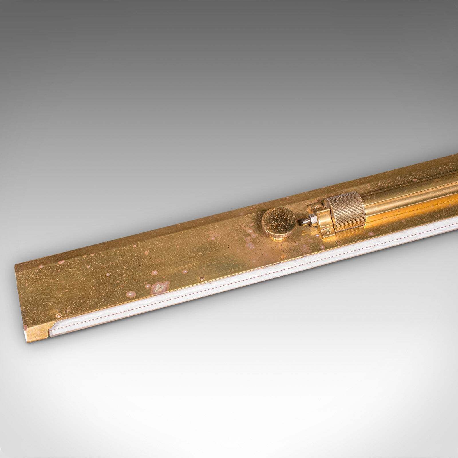 Antique Rolling Ruler, English Cartographer’s Instrument, Architect, Edwardian photo for sale