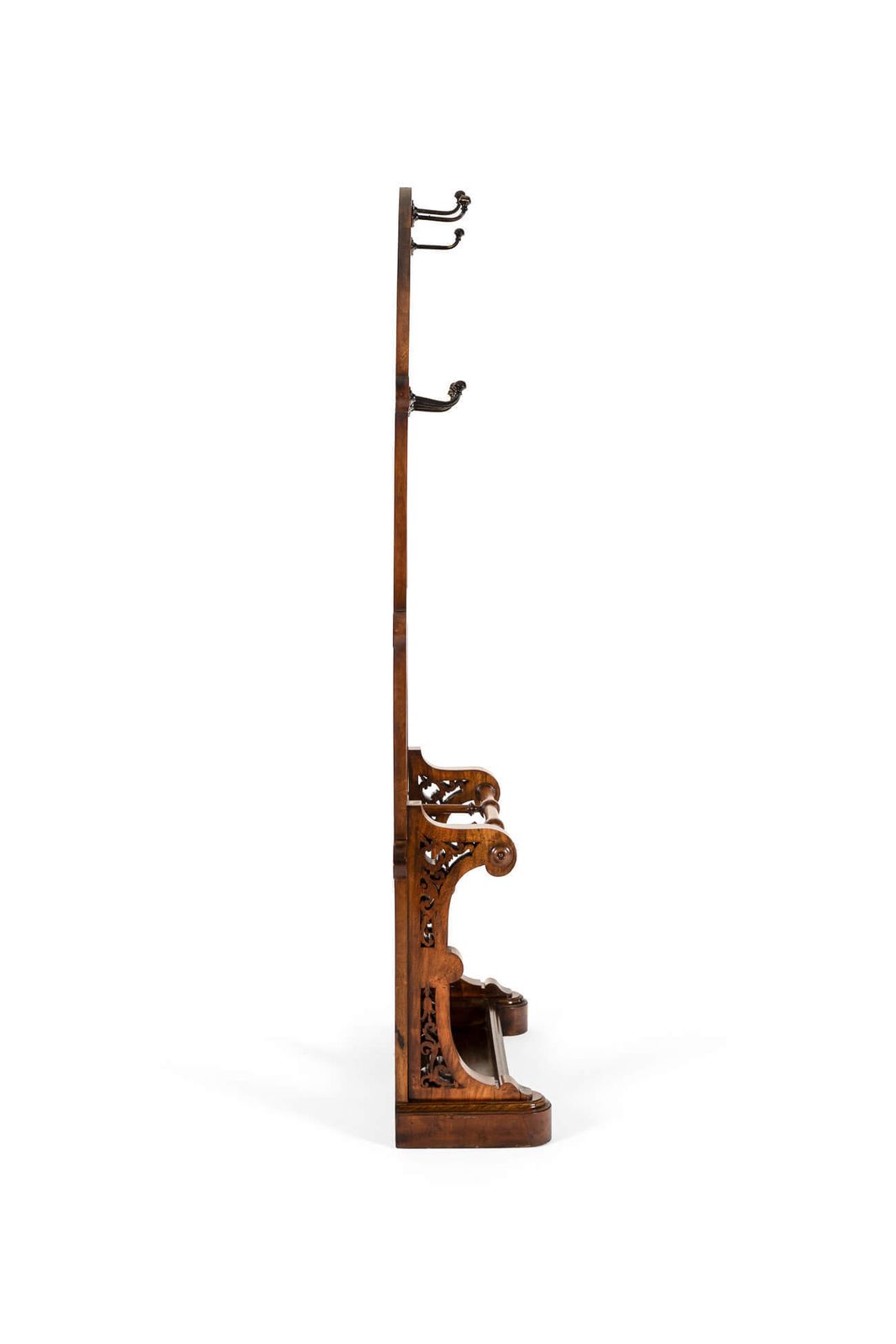 Victorian Walnut Hall Stand, 1800s photo for sale