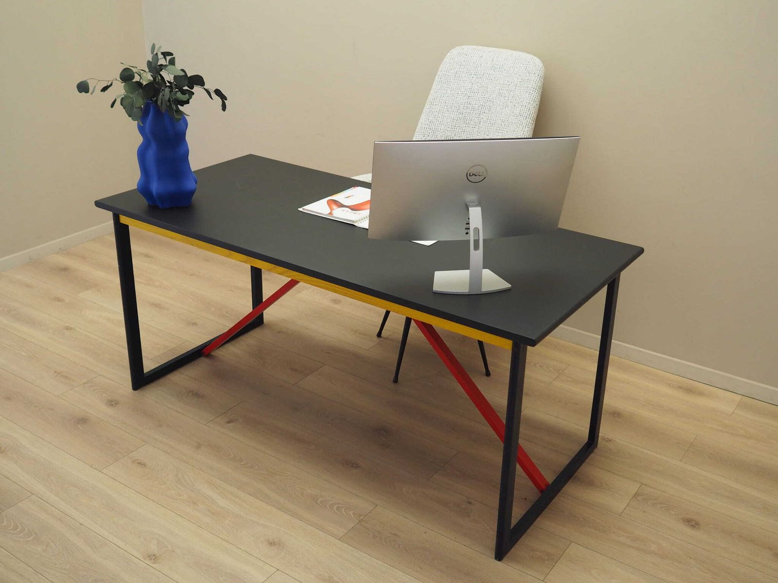 Acacia Desk, Italian Design, 1980s, Production: Italy photo Furniture