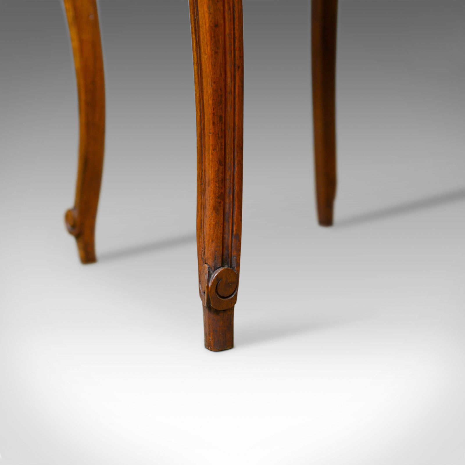650.0 Antique French Bedside Cabinet, Edwardian, Walnut, Marble, Pot Cupboard, C.1910 photo