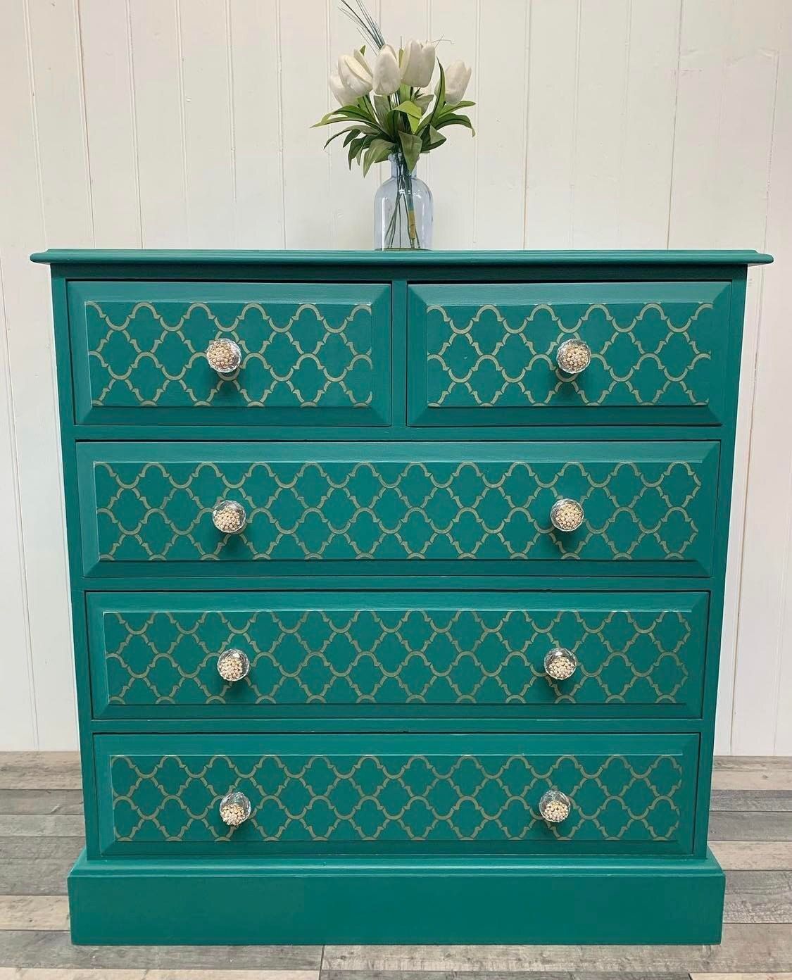 Quality Solid Pine Chest Of Drawers Ready To Upcycle In Fusion Paint photo vintage