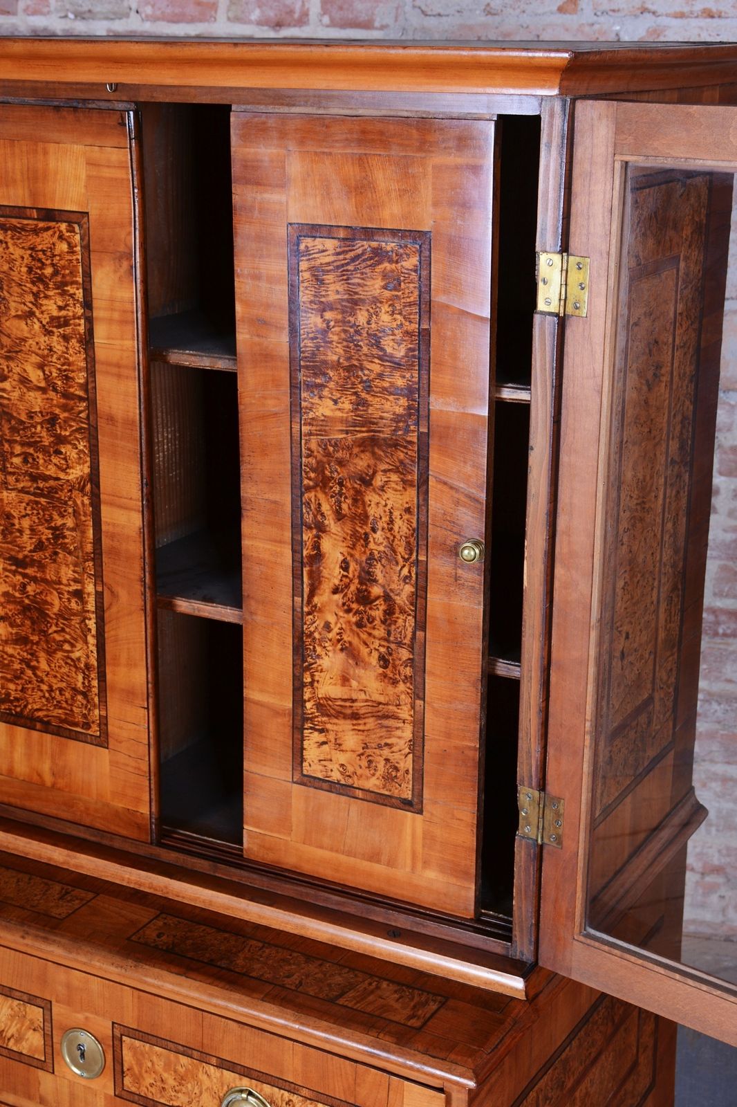 4050.0 Restored Empire Sideboard, Cherry Wood, Revived Polish, Czech, 1790s photo