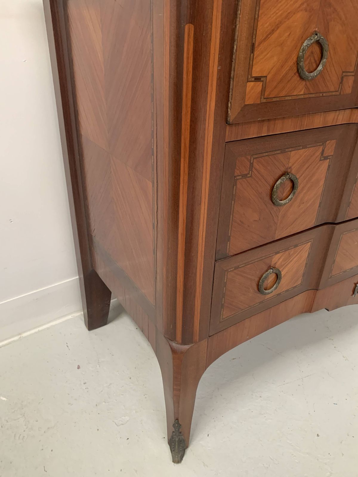Transition Style Chest Of Drawers In Mahogany And Rosewood, 20th Century photo 1201.05