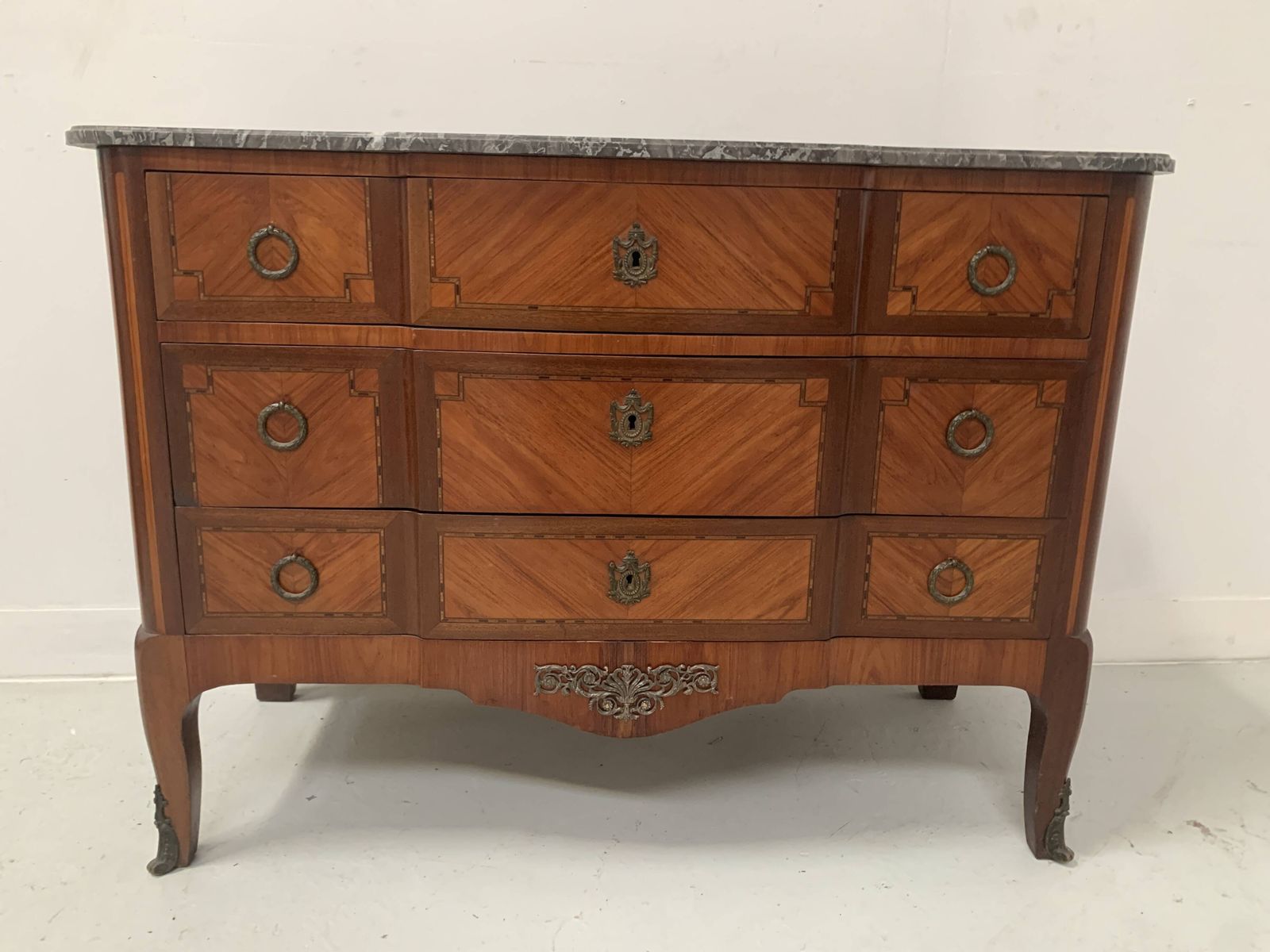 photo vinterior Transition Style Chest Of Drawers In Mahogany And Rosewood, 20th Century
