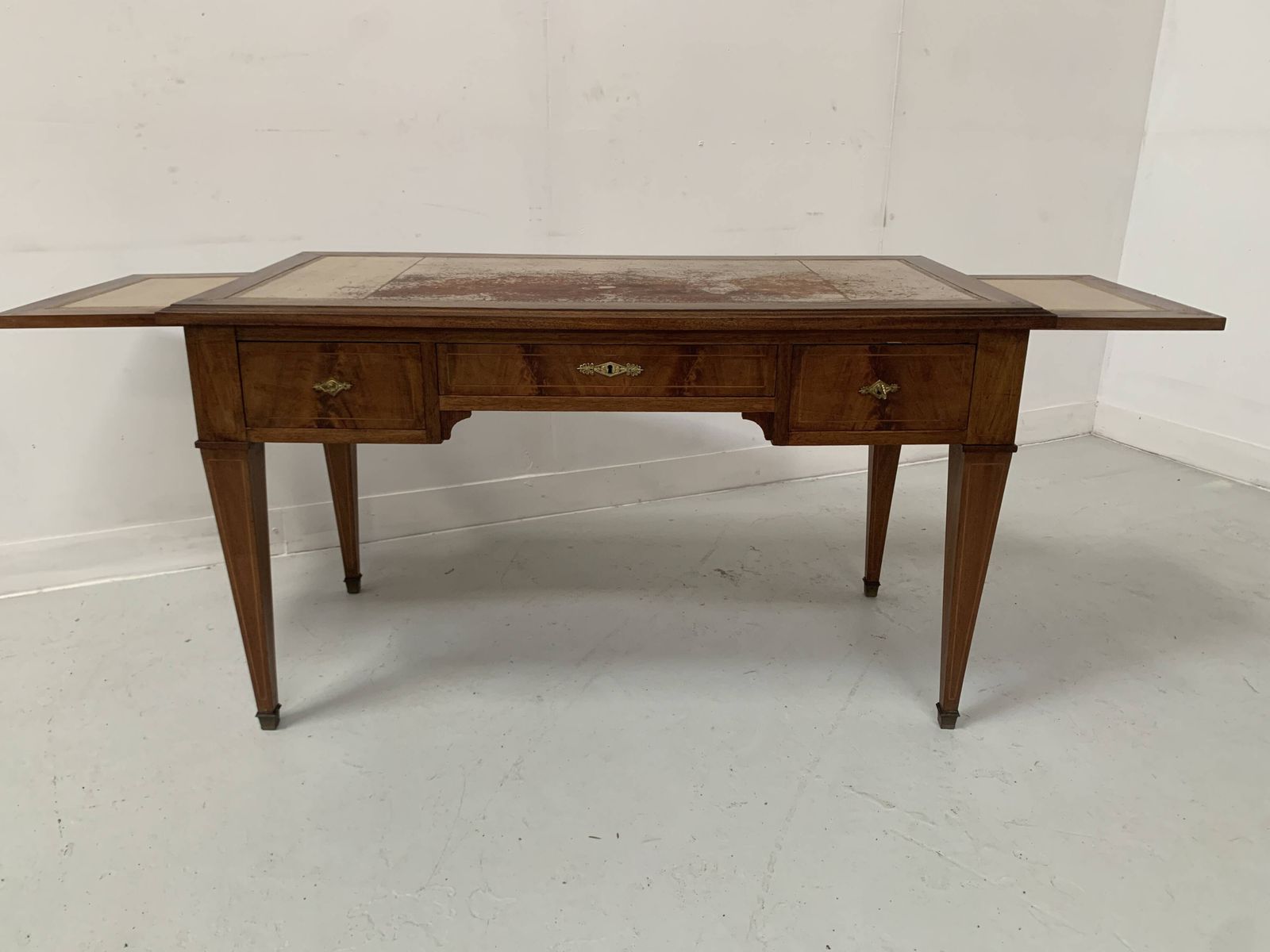 Directoire Style Desk In Mahogany And Veneer, 20th Century photo buy