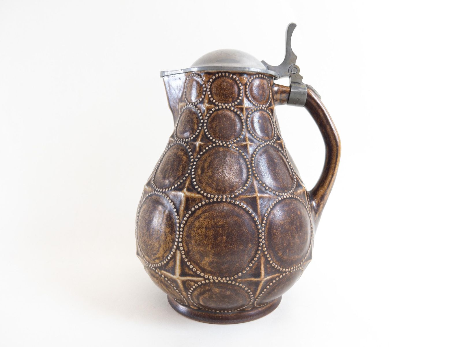 Antique Art Nouveau Beer Stein By Reinhold Merkelbach Stein   Designer Paul Wynand   Stein 2179