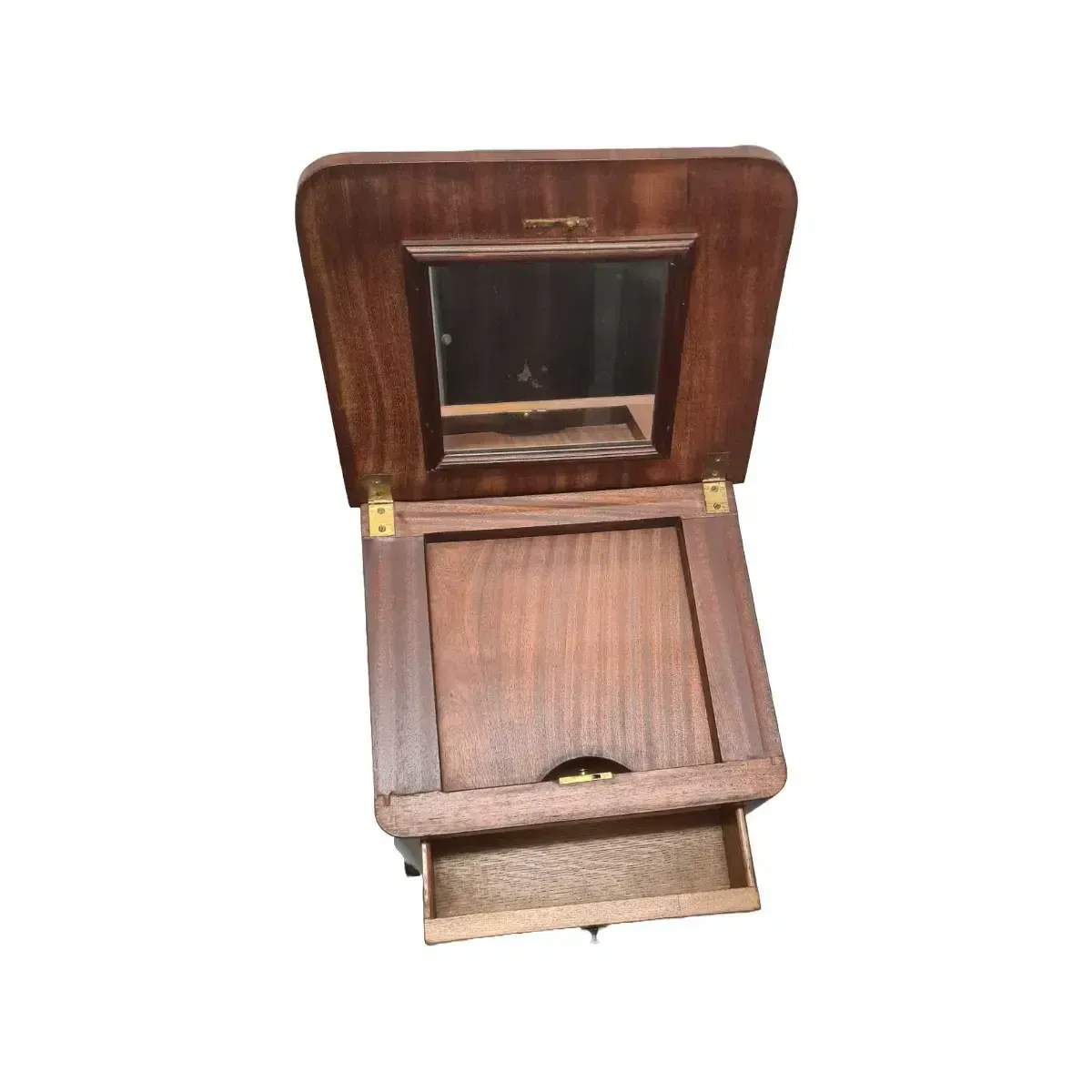 Antique French Louis XVI Style Bedside Table, From Around 1900 photo 695.0