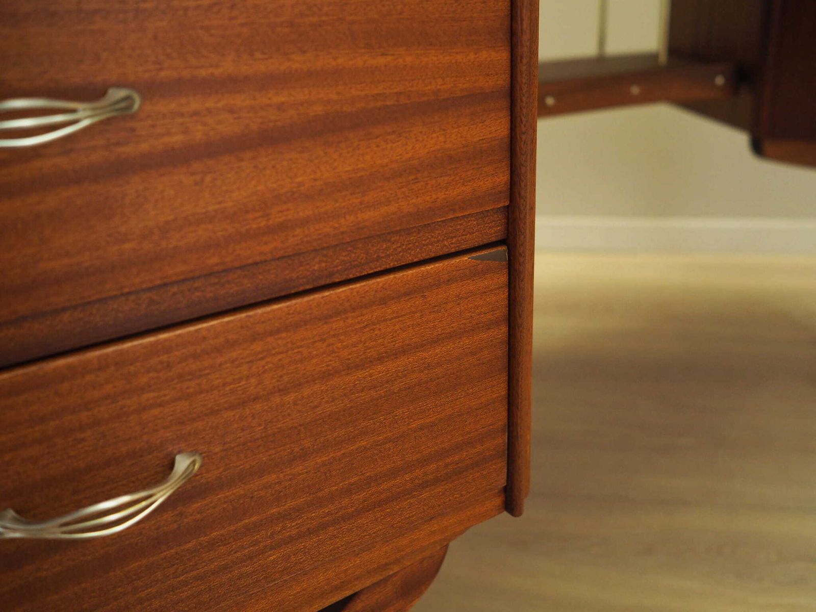 Furniture Mahogany Desk, Norwegian Design, 1960s, Production: Sola Møbler photo