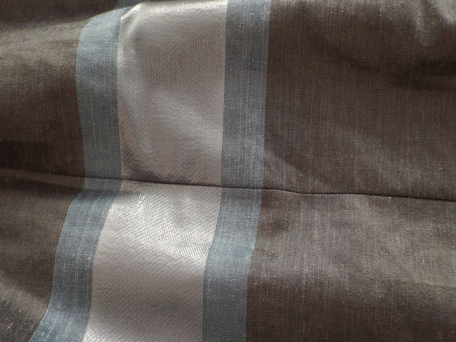 Huge Taupe Faux Silk Interlined Single Curtain Professionally Made High Quality Curtain Very Heavy Interlined Faux Silk Curtain 88"Lx152"W photo Textiles