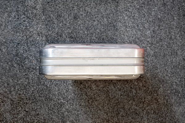 Vintage Wandklok Met Aluminium Behuizing Van Gio Ponti Voor E. Boselli, 1936 photo for sale