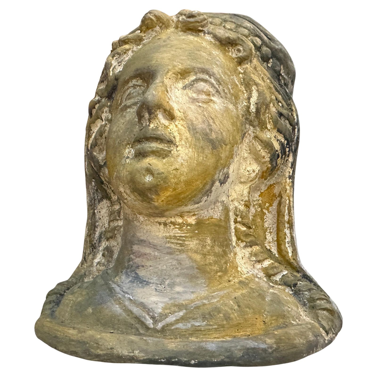 20th Century Neo Classical Hand Crafted Terracotta Sicilian Sculpture photo furniture