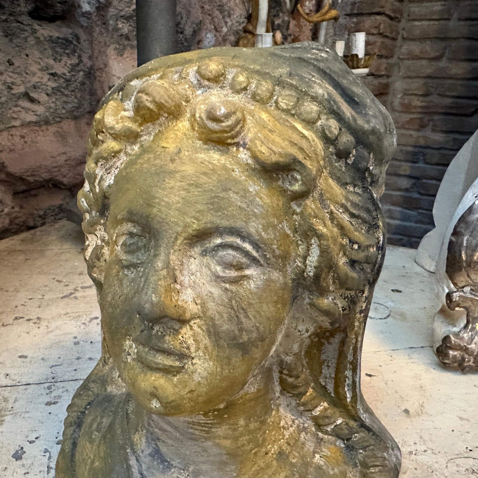 20th Century Neo Classical Hand Crafted Terracotta Sicilian Sculpture photo vinterior