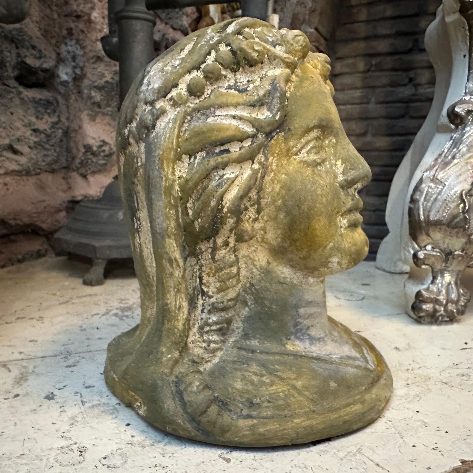 photo furniture 20th Century Neo Classical Hand Crafted Terracotta Sicilian Sculpture
