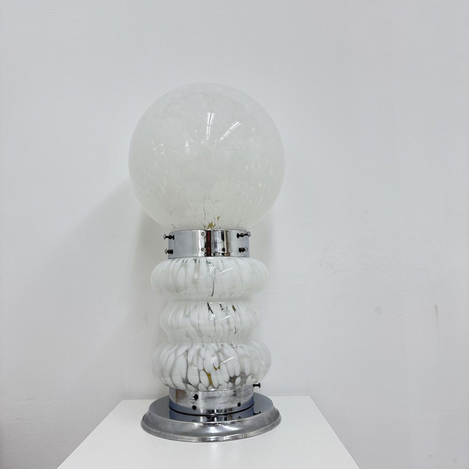 Mid  Century Design Mazzega Carlo Nason Glass Table Lamp / Floor Lamp , 1970s photo furniture