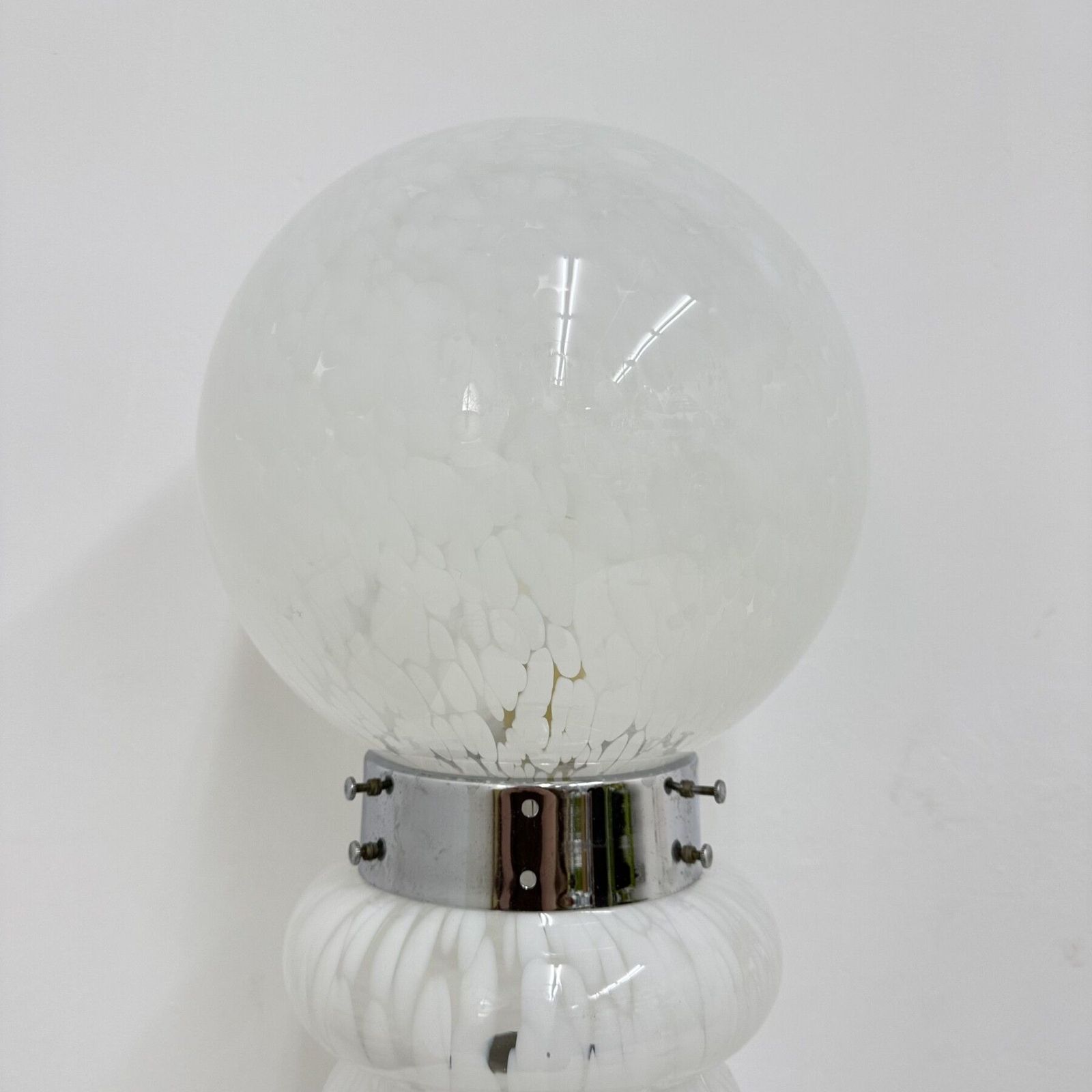 Mid Century Design Mazzega Carlo Nason Glazen Tafellamp / Vloerlamp, Jaren 1970 photo Verlichting