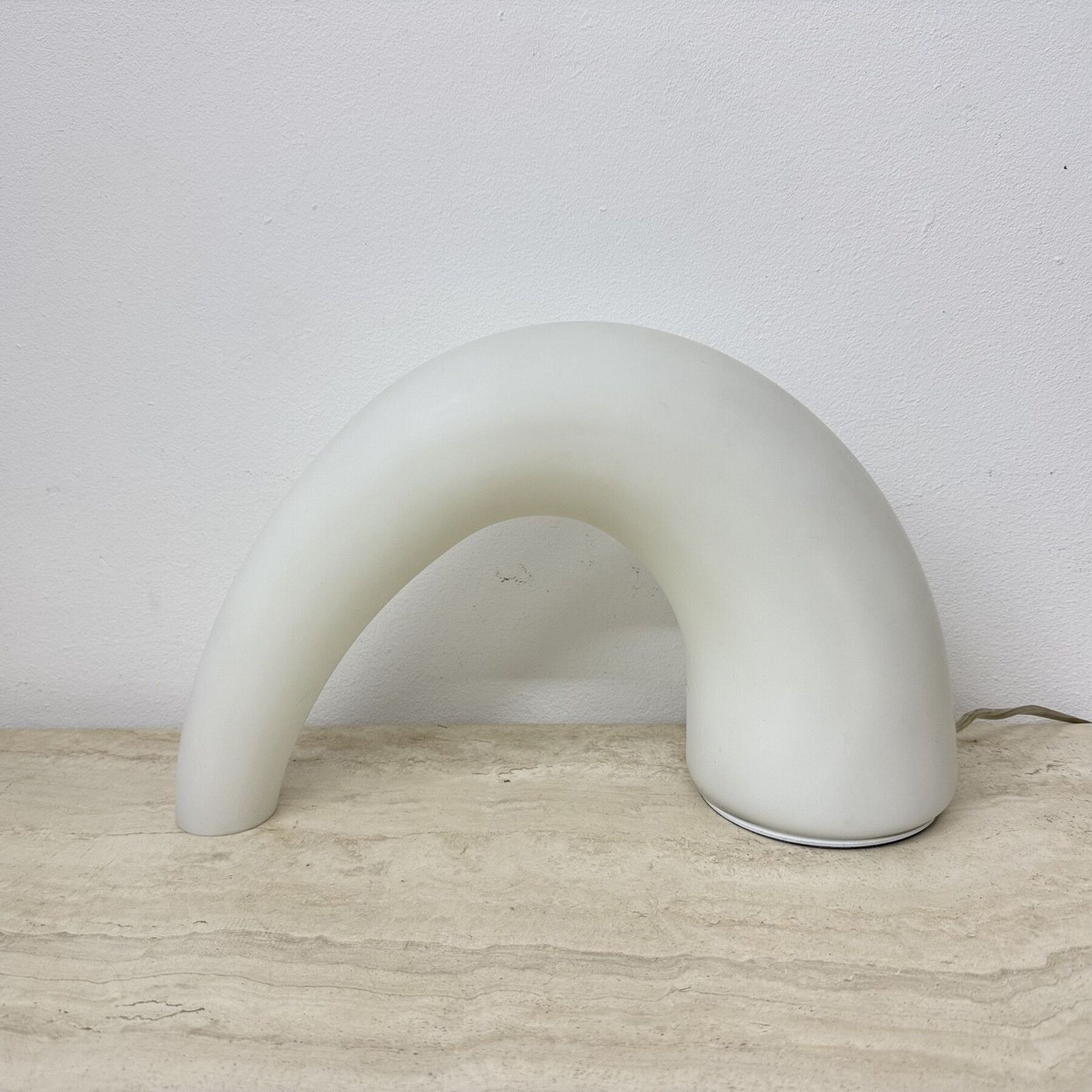 Fontana Arte Thor Glass Table Lamp , 1980s Italy photo vintage