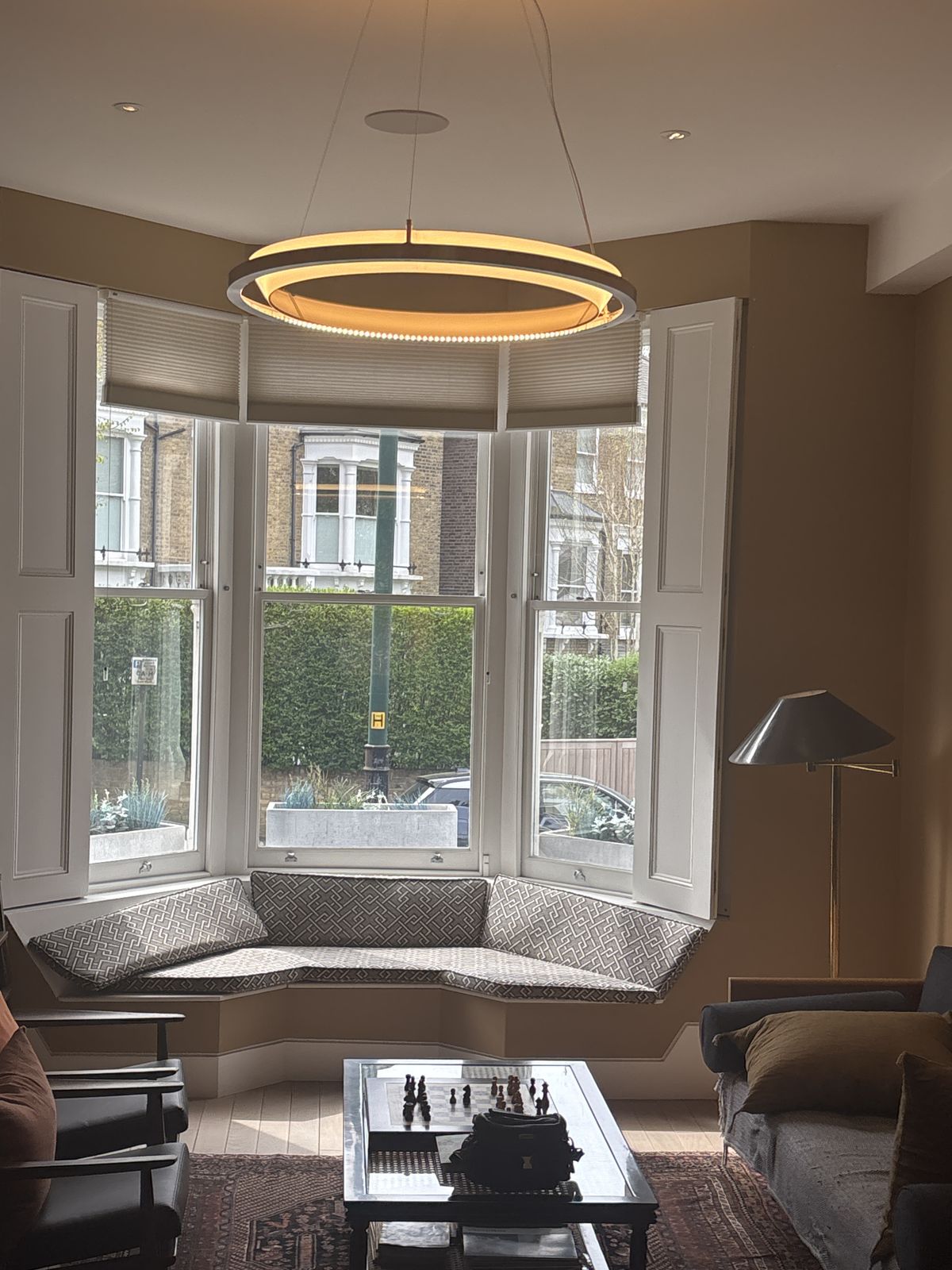 Santa And Cole Nimba Led Dia90cm, Stainless Steel/W20hite Poly, 65w Dimmable. X 2 photo vinterior