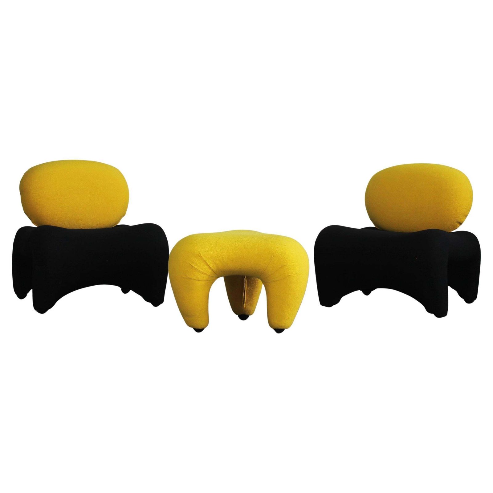 Anna & Carlo Bartoli Living Room Set By Rossi Di Albizzate 1980s