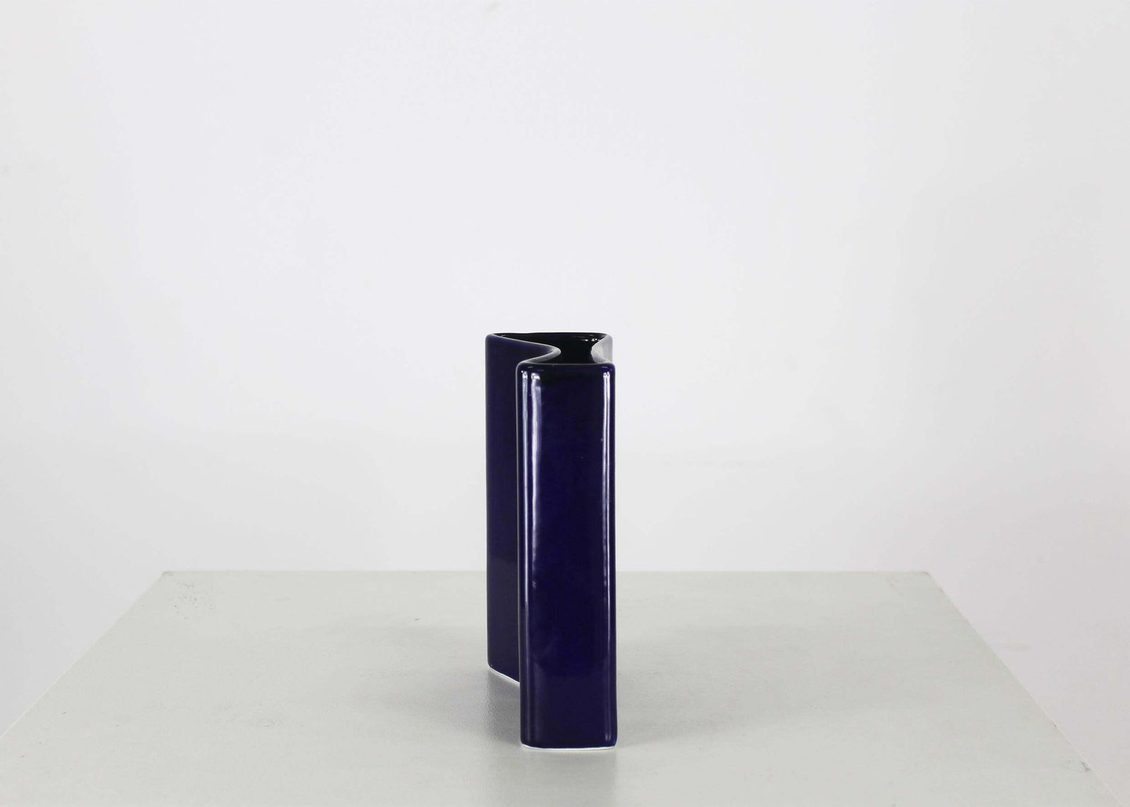 Angelo Mangiarotti Set Of Three Ceramic Vases By Fratelli Brambilla 1960s photo vintage