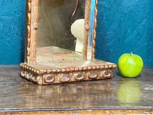 A Good Far Eastern Islamic Gilt And Mirror Display Stand photo for sale