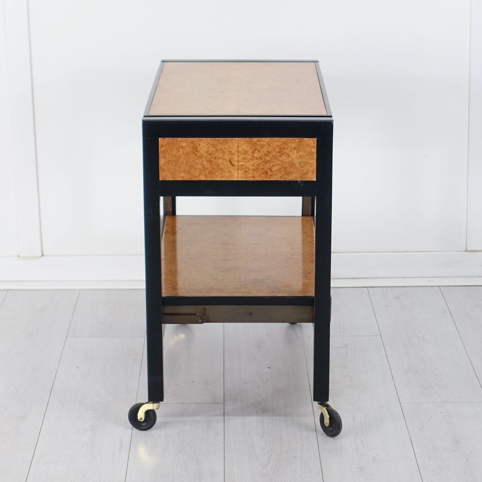 Art Deco Metaphoric Burr Maple Trolley 1930’s. photo buy