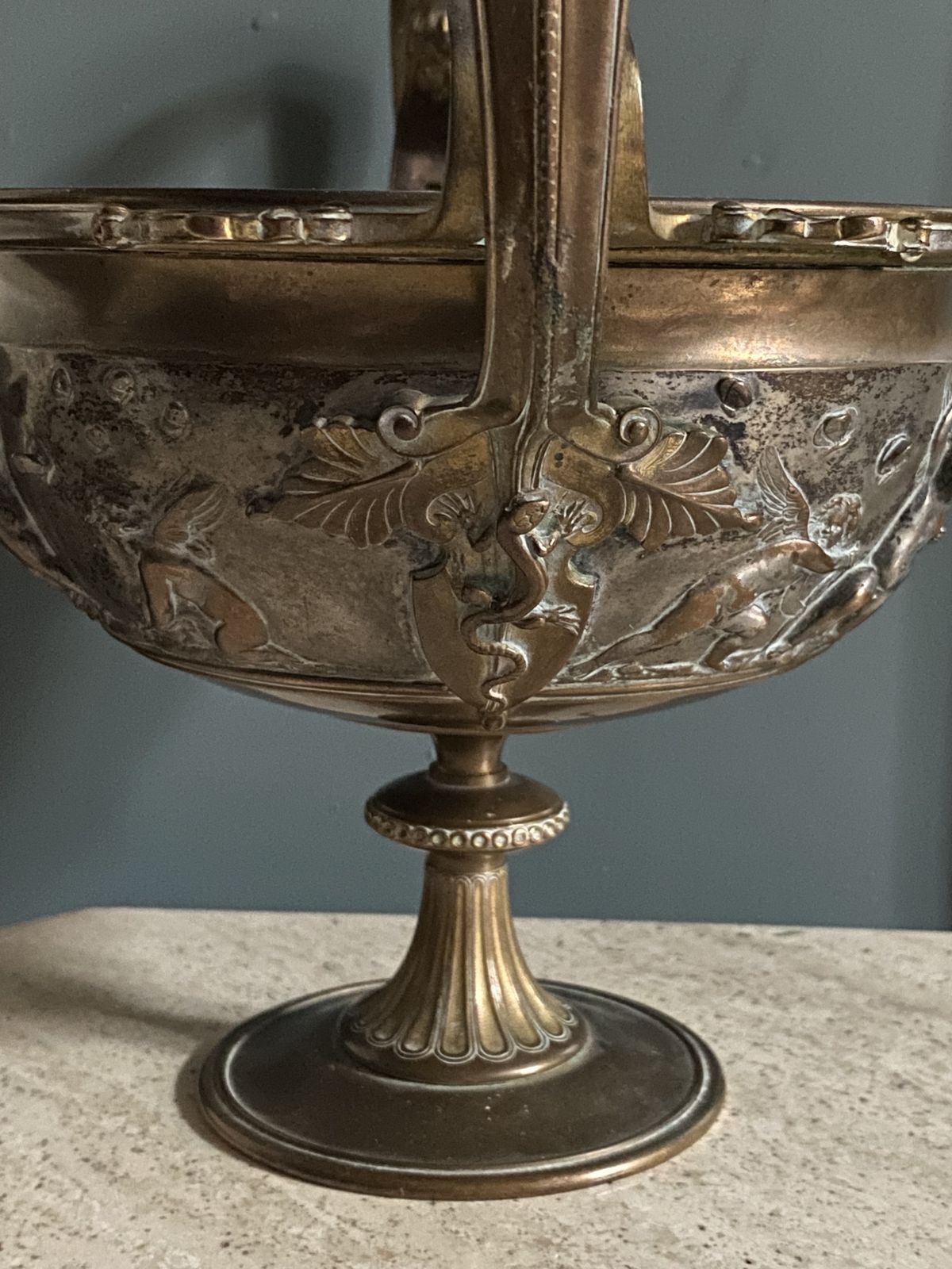 A French 19th Century Bronze Tazza By Ferdinand Barbedienne photo buy