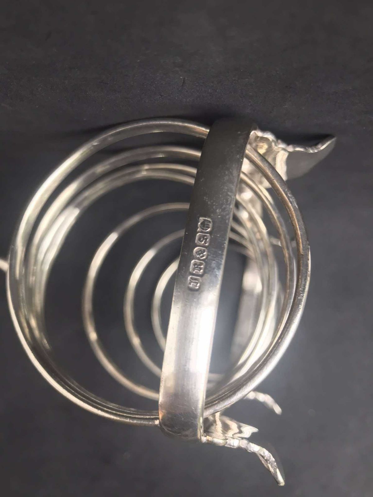 Toast Rack Holder Victorian Breakfast Set 6 Slices Toast Rack Antique English Brunch Tableware Wedding Gift Christmas John Round And Son photo 262.0