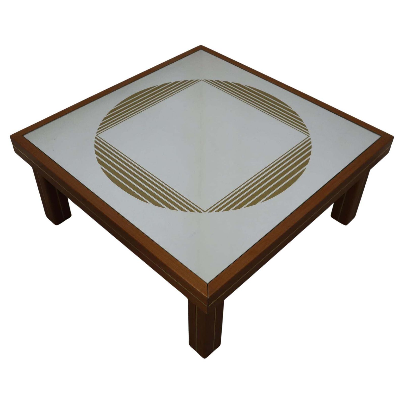 Mid Century Modern Coffee Table By Gianni Celada For Fontana Arte, Italy, 1970s