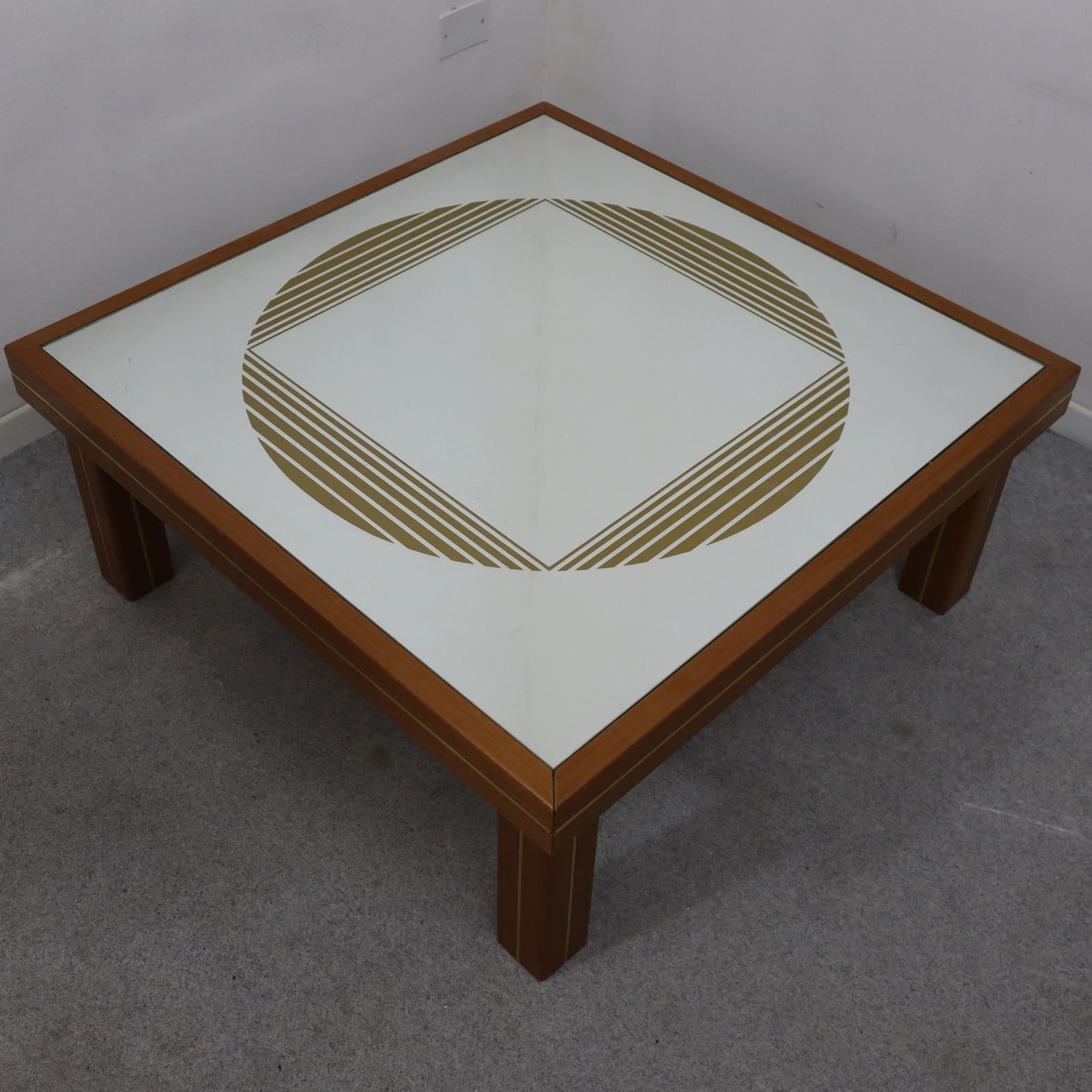 Mid Century Modern Coffee Table By Gianni Celada For Fontana Arte, Italy, 1970s photo furniture