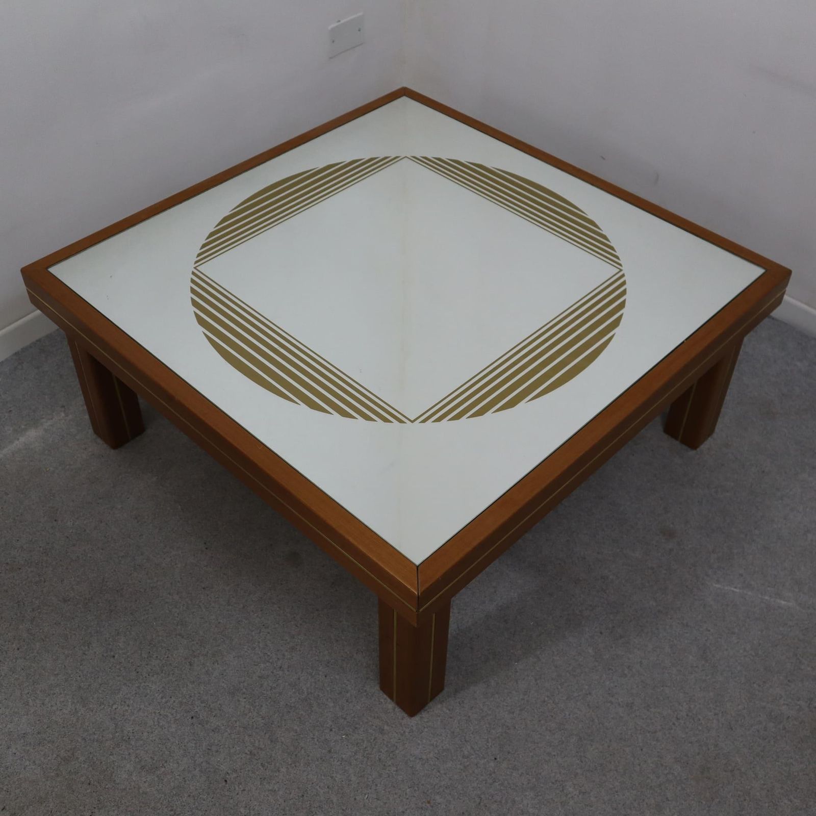 Mid Century Modern Coffee Table By Gianni Celada For Fontana Arte, Italy, 1970s photo for sale