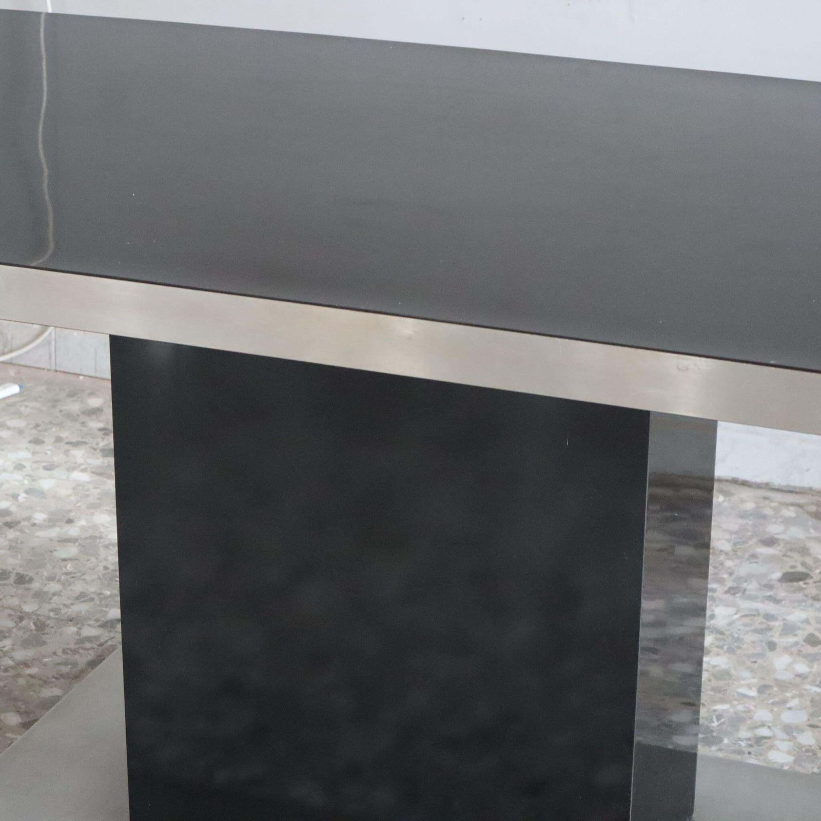 Italian Dinind Table By Willy Rizzo For Mario Sabot, 1970s photo buy