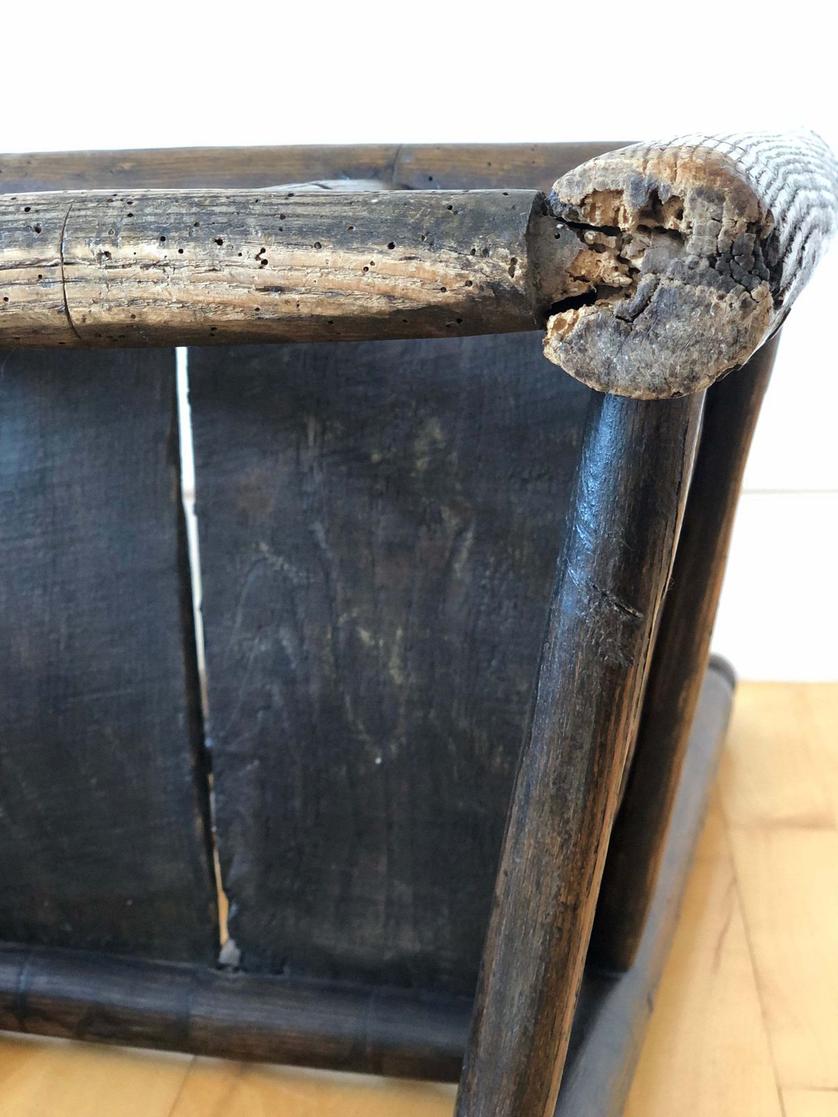 photo for sale 18th Century English Oak Farmhouse Chair