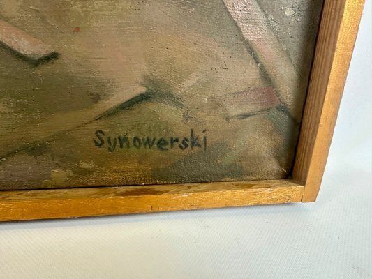 Piotr Synowerski, Church, Oil On Canvas, 1990s, Framed photo for sale