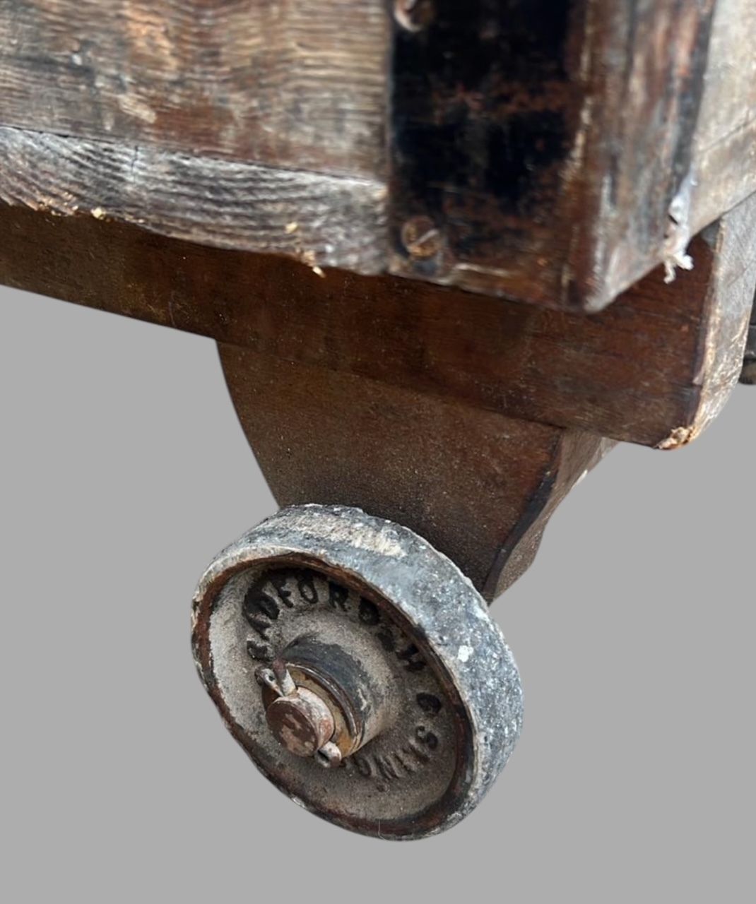 A Wooden Original Slingsby Industrial Trolley/Cart photo vinterior