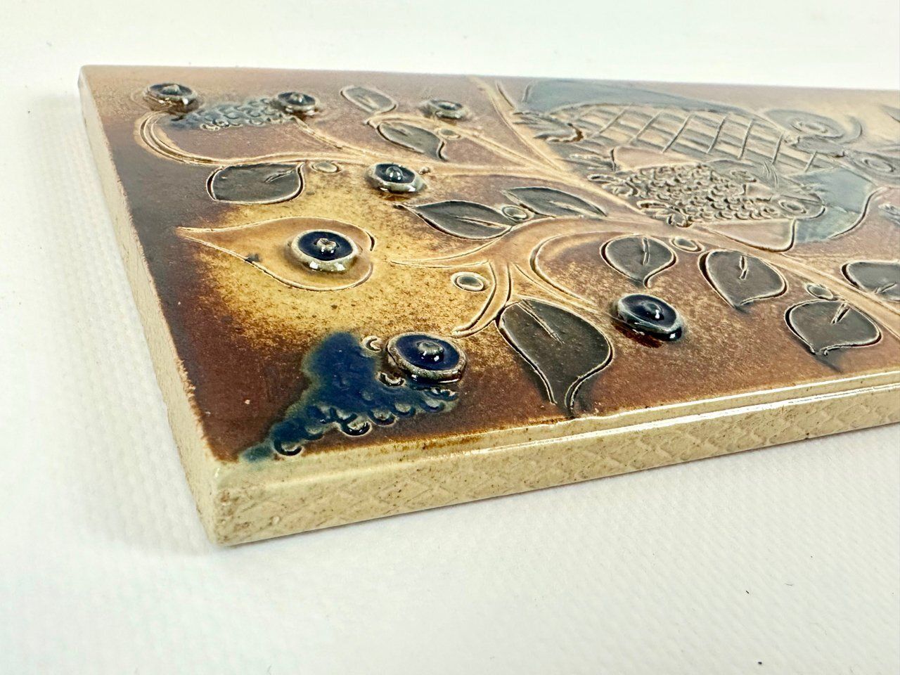Vintage Ceramic Relief Tile With Owls, 1960s photo furniture