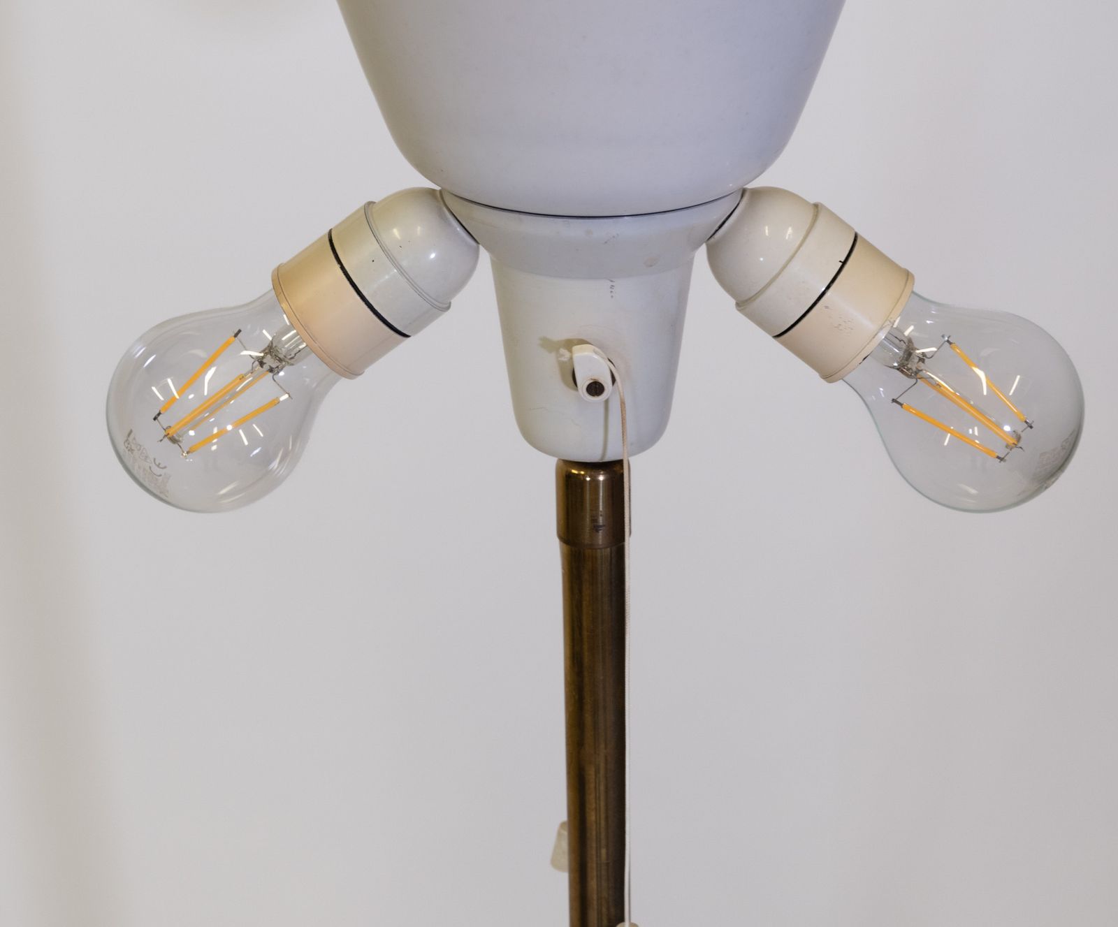 Lighting Italian Mid Century Lumi Milano Floor Lamp  Design Attributed To Oscar Torlasco Circa 1950 photo