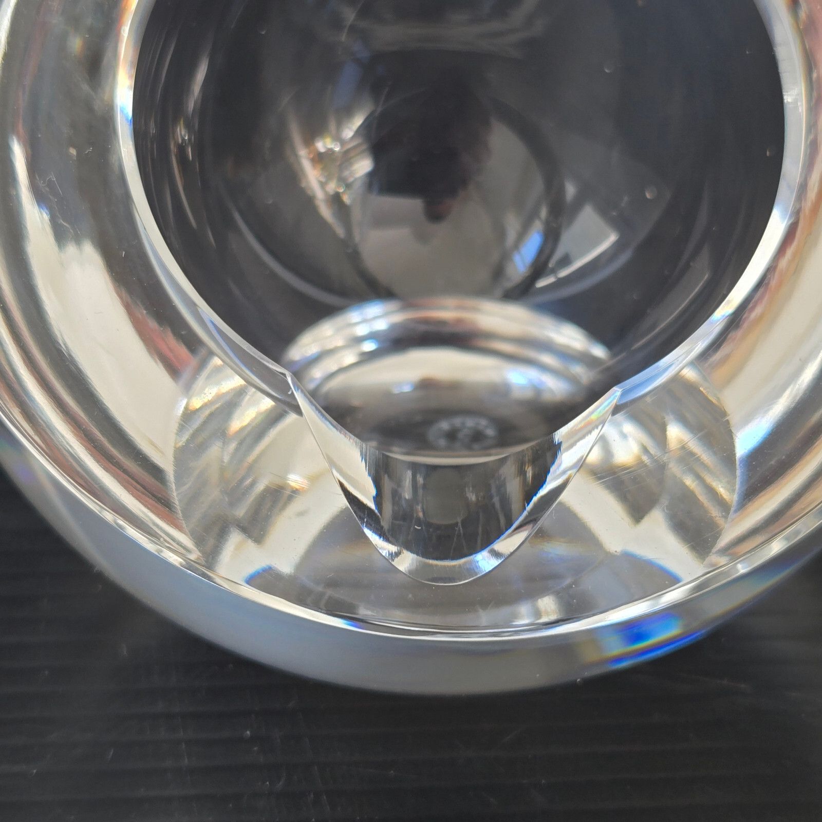 Vintage 1960s Saint Louis Crystal Glass Ashtray & Pestle 60s 1960s Retro photo Home Decor