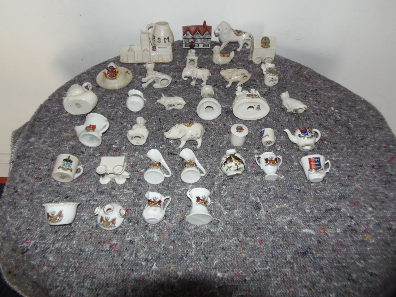 Crested China Wares Goss .Etc . photo furniture