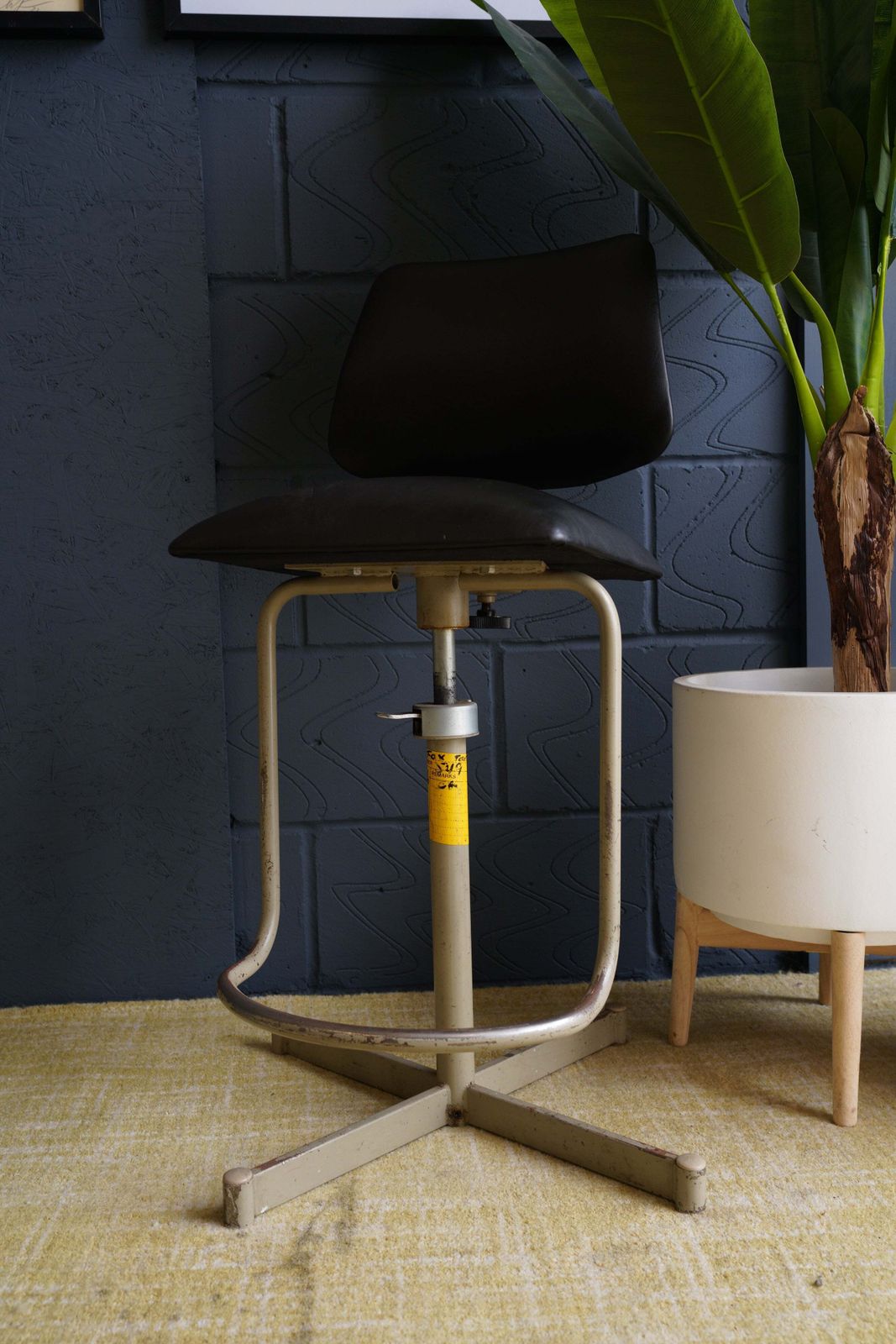 Vintage 1960s Engineers Drafting Chair By Evertaut | British Industrial Design Classic