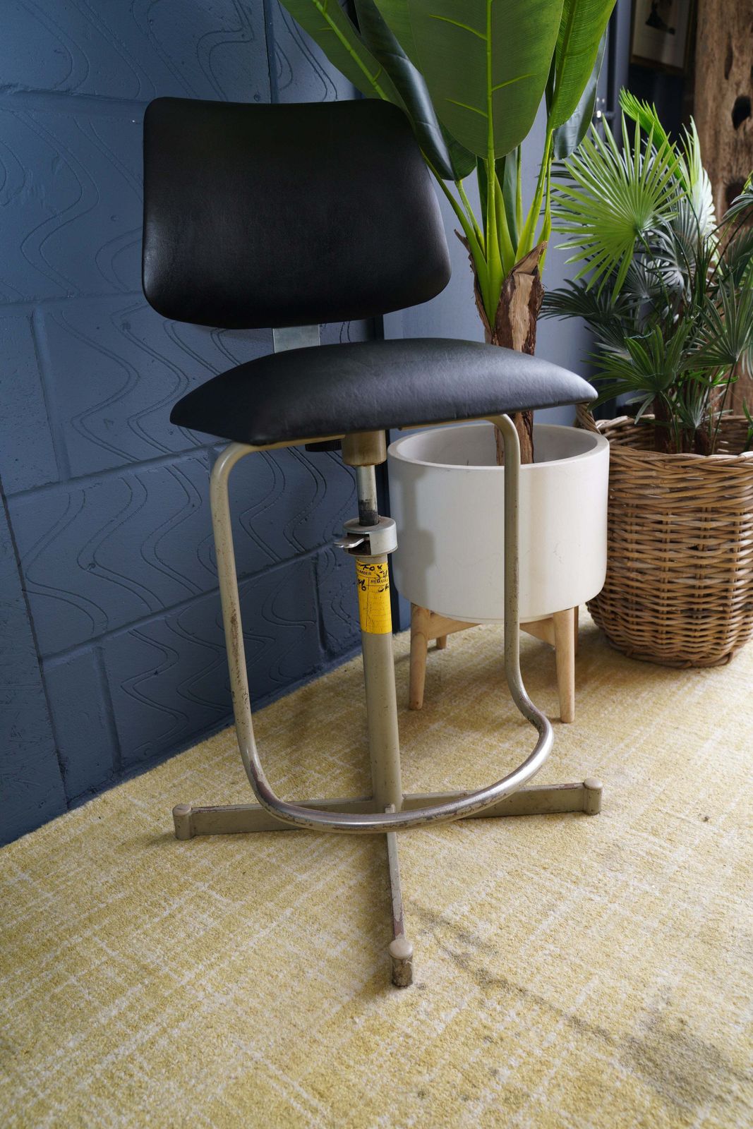 Vintage 1960s Engineers Drafting Chair By Evertaut | British Industrial Design Classic photo Furniture