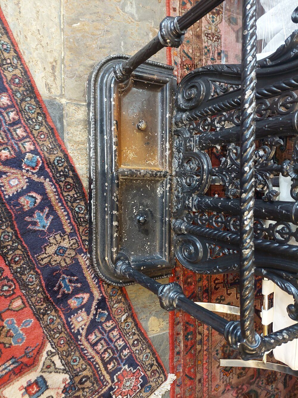 19thc Cast Iron Hall Stand By The Falkirk Foundry photo furniture