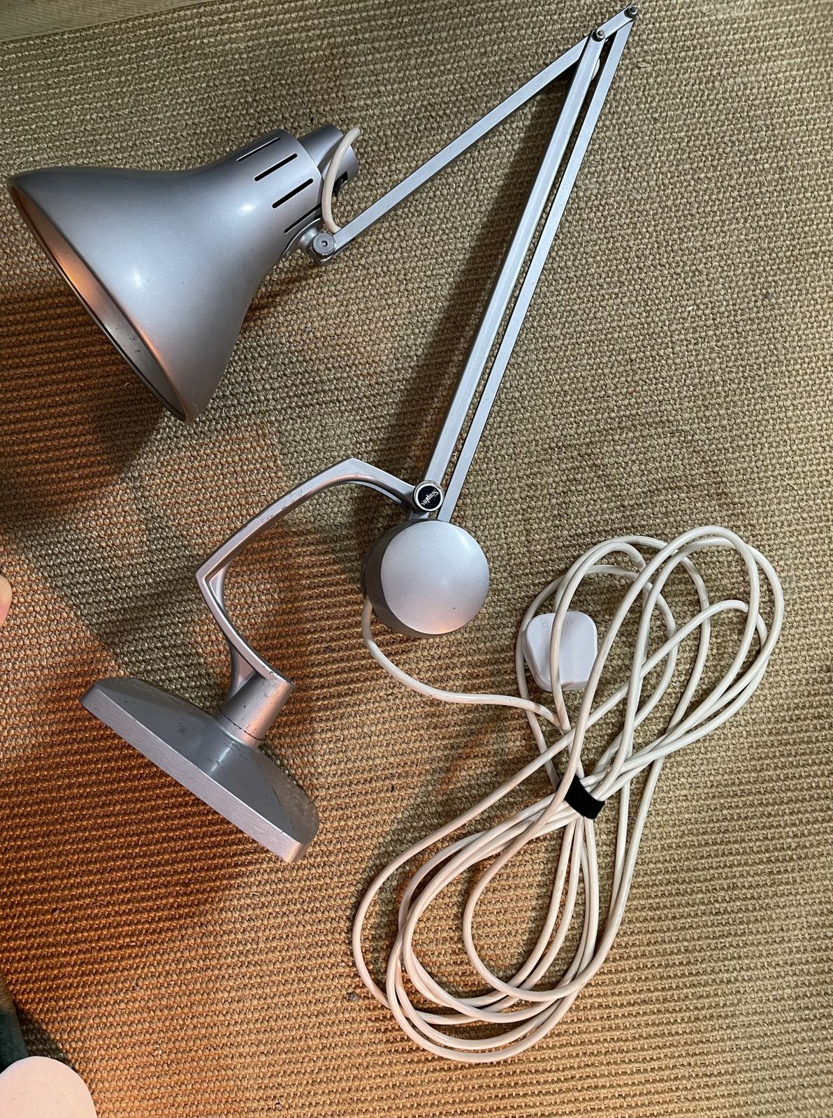 Vintage Grey 1950 Counter Balance Simplus Lamp From Hadrill & Horstman photo furniture