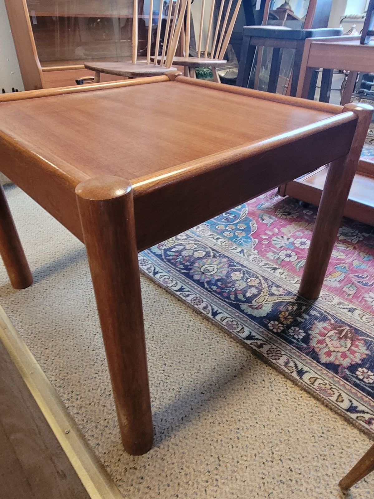 Danish Mid Century Side Table By Domino photo for sale