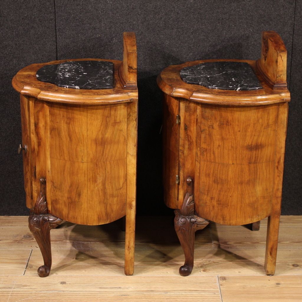 photo for sale Pair Of 20th Century Italian Nightstands