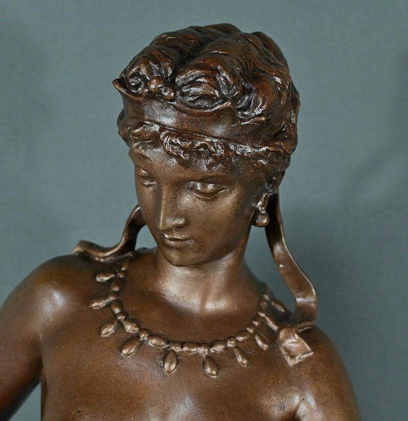 Important Bronze “Nycia” By Ch. Le Bourg – 2nd Part Of The 19th Century photo 3840.0
