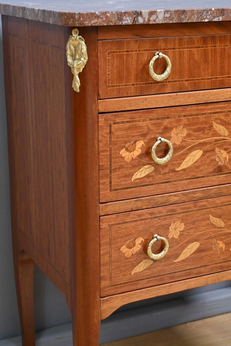 1720.0 Small Chest Of Drawers In Blond Mahogany – Early 20th Century photo