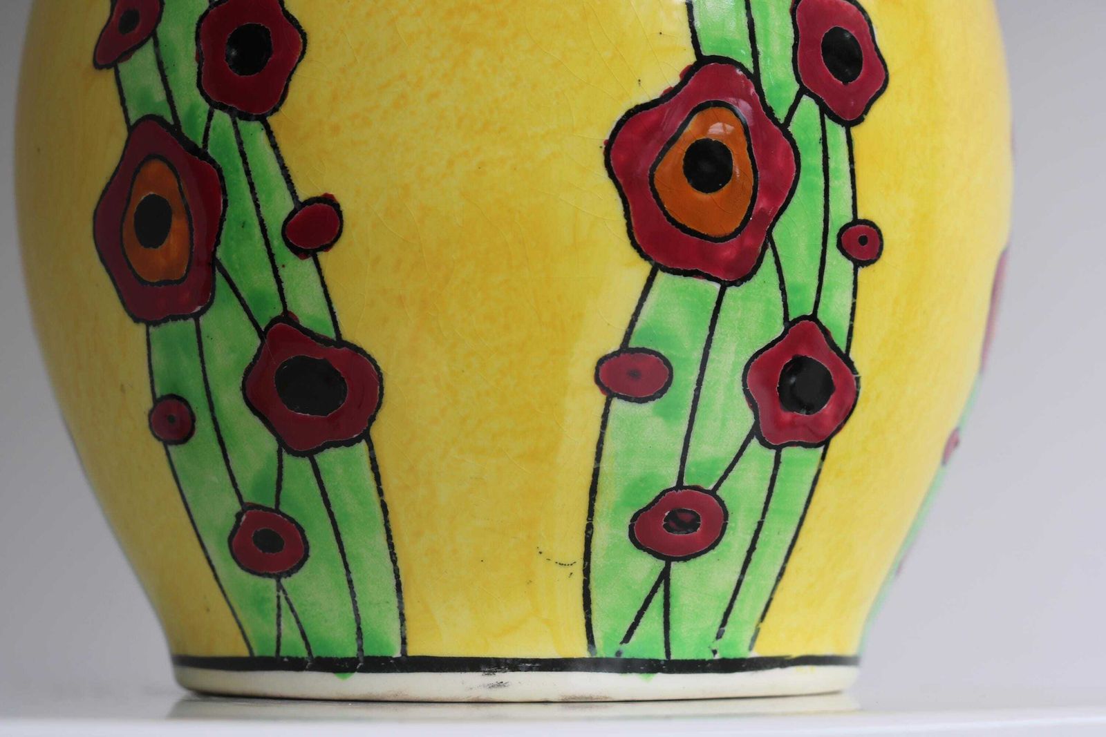Art Deco Vase By Charles Catteau For Boch Freres Keramis Model ''Olga D.788'' , Belgium Ca. 1925 1930 photo for sale