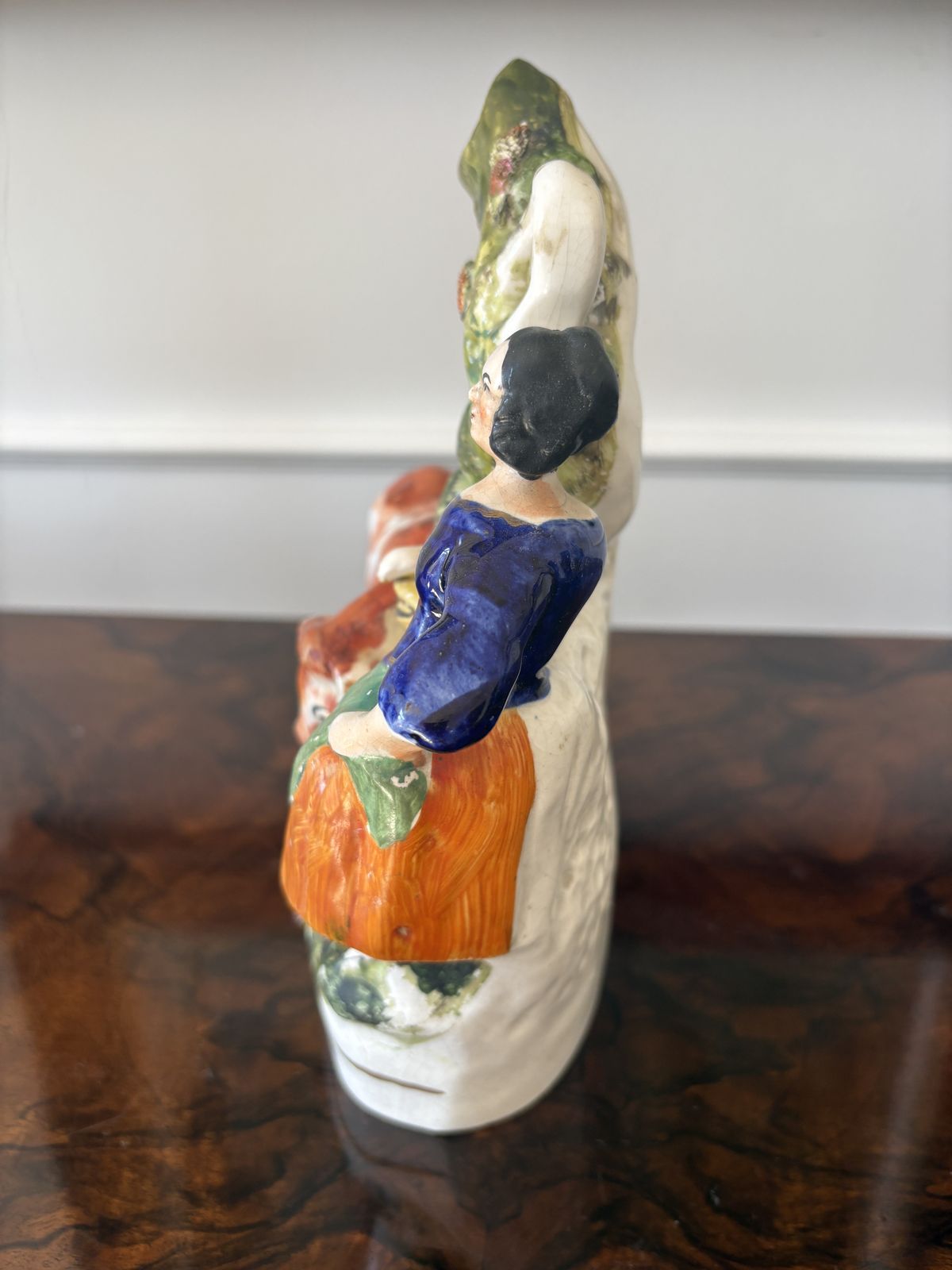 Antique 19th Century Staffordshire Flatback Figure photo vinterior
