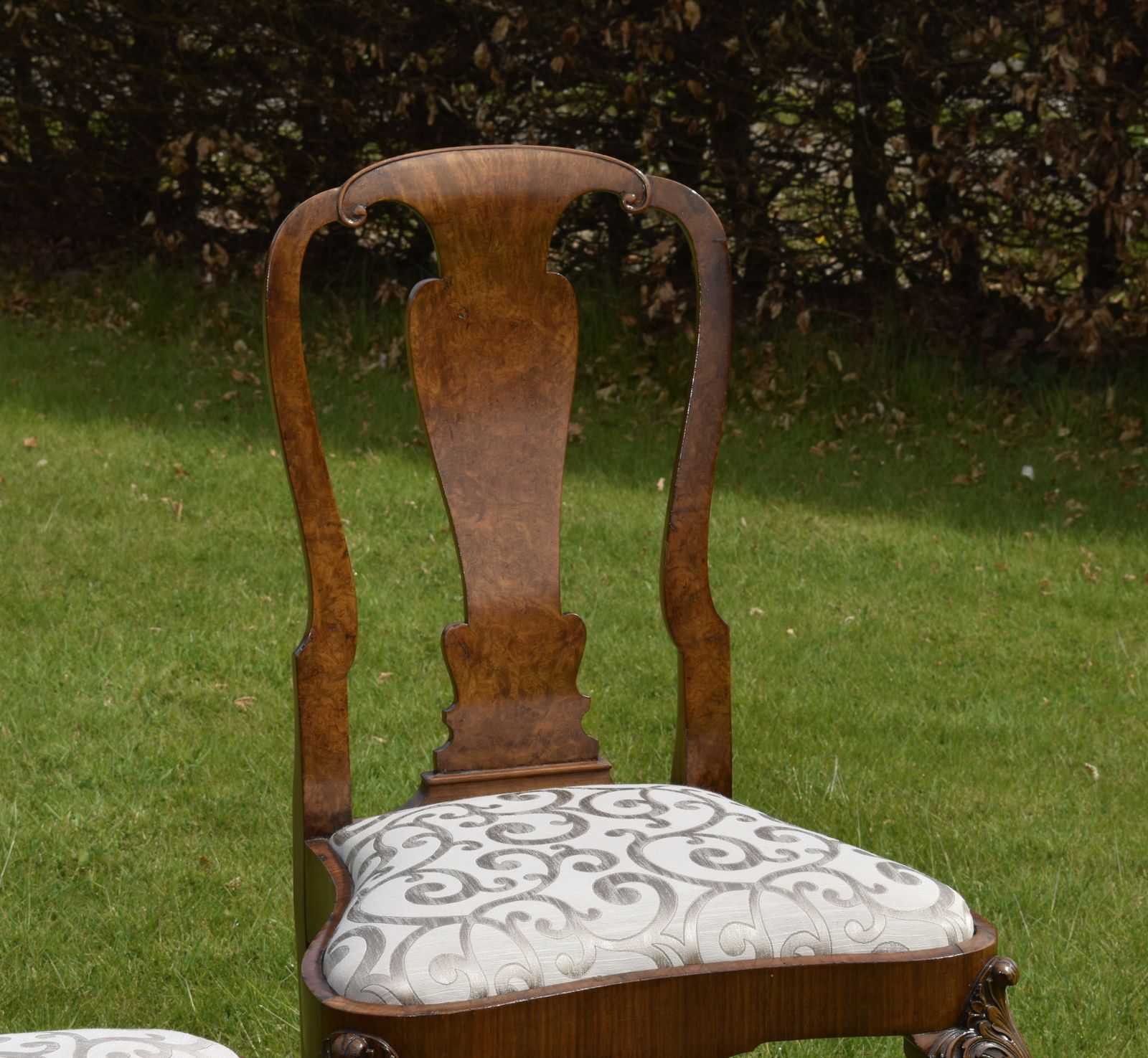 photo buy Pair Of Quality Walnut Chairs, 1800s